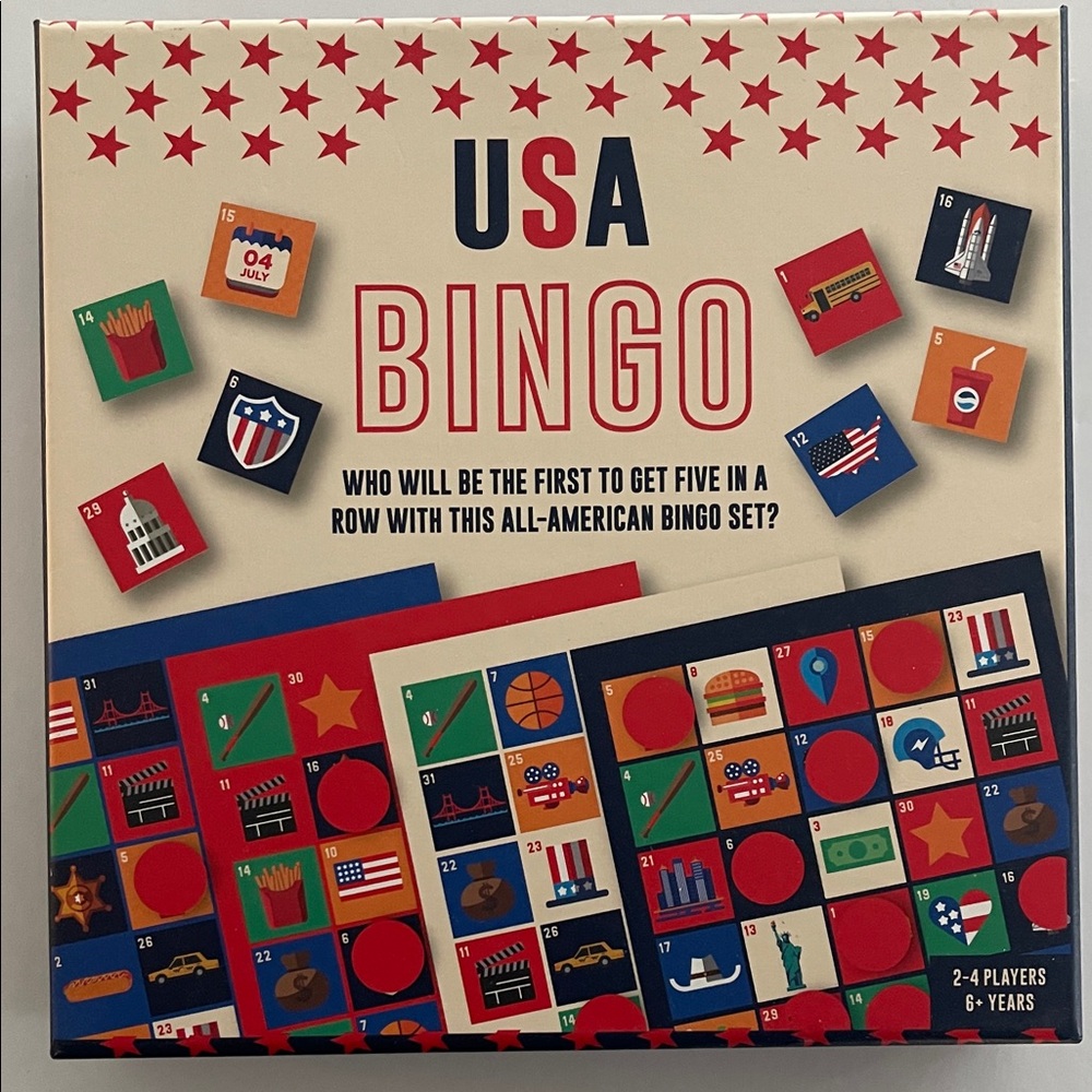 USA Bingo Game Set